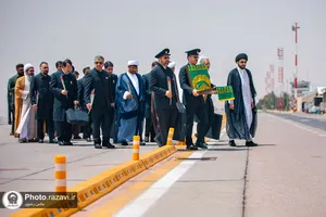 حضور کاروان زیر سایه خورشید در استان یزد