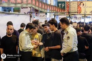 صیانت یگان حفاظت از مواکب اطراف حرم مطهر رضوی