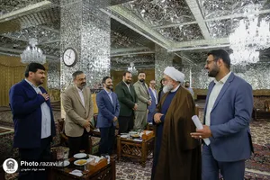 دیدار داوران چهارمین جشنواره بین&zwnj;المللی رسانه&zwnj;ای امام رضا علیه&zwnj;السلام با تولیت آستان قدس رضوی