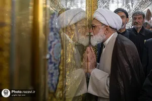 گرامیداشت اولین سالگرد شهادت آیت الله رئیسی در حرم مطهر رضوی