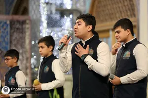 جشن میلاد امیرالمومنین در حرم مطهر رضوی