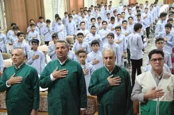 طنین «زنگ مهر رضوی» در ۸ مدرسه لارستان جاری شد + گزارش ویدئویی