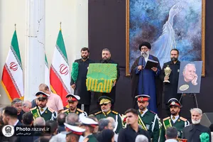 تشییع پیکر استاد محمود فرشچیان