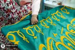 حضور خدام حرم مطهر رضوی در بیمارستان اکبر