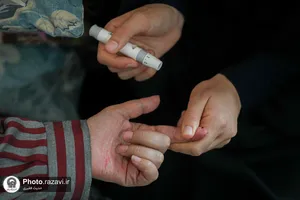 پایش سلامت و غربالگری توسط گوهربانوان باشگاه گوهرشاد