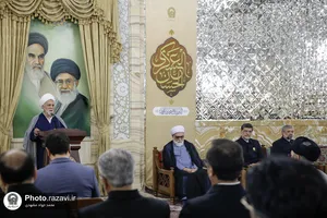 اعطای احکام سرکشیک&zwnj;ها و معاونان کشیک خدام حرم مطهر رضوی