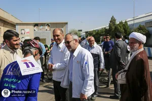 همایش دوچرخه سواری کارکنان شرکت صنایع غذایی رضوی