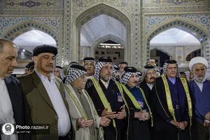 تشرف شیوخ عشایر عراق به حرم مطهر رضوی
