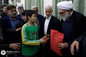 حضور تولیت آستان قدس رضوی در مسجد جامع رضوی