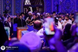 تشرف موکب داران عراقی به حرم مطهر رضوی