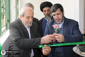 آیین افتتاح کتابخانه حضرت عباس(ع)