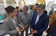 حضور قائم‌مقام تولیت آستان قدس رضوی در بخش‌های وابسته به این نهاد در نمایشگاه هفته پژوهش