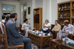 بررسی پیشرفت پروژه ساخت بنای جدید کتابخانه جامع گوهرشاد حرم رضوی