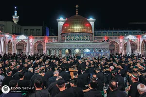عزاداری سنتی شب دهم محرم در &laquo;حسینیه حرم&raquo;