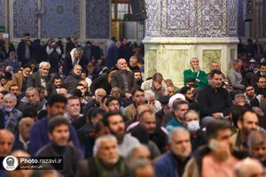 مراسم گرامیداشت حماسه ٩ دی در حرم مطهر رضوی - 1
