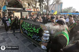 تشرف کاروان 1000 نفری زیارت اولی&zwnj;های سراسر کشور به حرم مطهر رضوی
