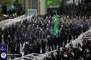 آئین شام غریبان شهادت امام رضا(ع) در حرم مطهر رضوی