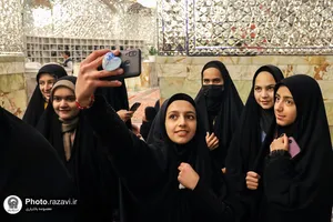 تشرف دانش&zwnj;آموزان شهرستان قهستان به حرم مطهر رضوی