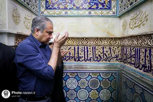 تشرف وزیر کشور جمهوری اسلامی پاکستان به حرم مطهر رضوی
