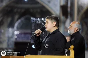 عزاداری هیئت&zwnj; رزمندگان ثارالله همدان در حسینیه حرم