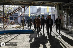 بازدید مسئولین حراست از پروژه های عمرانی
