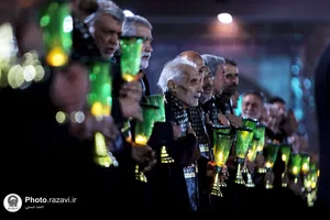 آیین خطبه خوانی شب شهادت امام رضا علیه السلام در حرم مطهر رضوی - 2