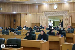مراسم تقدیر از همسران کارکنان معاونت اماکن متبرکه آستان قدس رضوی