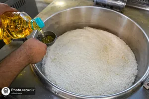 آشپزخانه مرکزی آستان قدس رضوی در مرز مهران