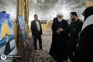 دیدار فعالان بسیج دانش&zwnj;آموزی شهرستان مشهد با تولیت آستان قدس رضوی