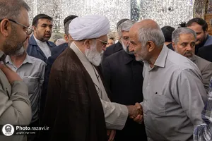 گرامیداشت اولین سالگرد شهادت آیت الله رئیسی در حرم مطهر رضوی