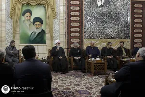 دیدار جمعی از نمایندگان اصناف مشهد با تولیت آستان قدس رضوی