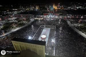 آئین خطبه&zwnj;خوانی شب عاشورا در حرم مطهر رضوی-2