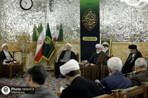 دیدار اعضای ستاد بزرگداشت دهه کرامت با تولیت آستان قدس رضوی