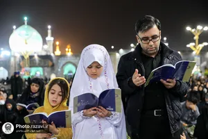مراسم احیاء شب بیست و یکم ماه رمضان در حرم مطهر رضوی - 2