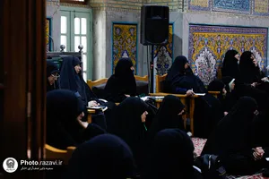 اعتکاف علمی طلاب در مدرسه تابستانی دارالعلم حرم مطهر رضوی-1