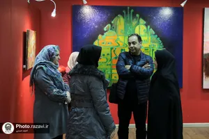نمایشگاه آثار نقاشی خط محسن توسلی در نگارخانه رضوان