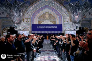 عزاداری روز اربعین حسینی در حرم مطهر رضوی