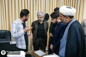 حضور مدیر عالی حرم مطهر رضوی در تحریریه آستان نیوز