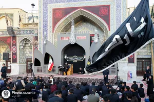 مراسم عزاداری هیئت ابناءالرضا(ع) در حرم مطهر رضوی