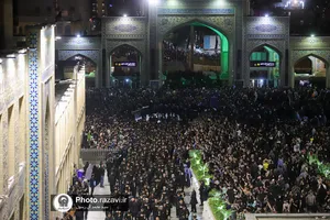 مراسم شام غریبان امام رضا علیه&zwnj;السلام در حرم مطهر رضوی -2