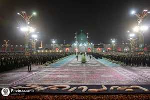 آیین خطبه&zwnj;خوانی شب شهادت امام رضا علیه&zwnj;السلام در حرم مطهر رضوی-1