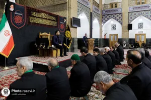 مراسم عزاداری روز شهادت امام صادق(علیه&zwnj;السلام) در حرم مطهر رضوی