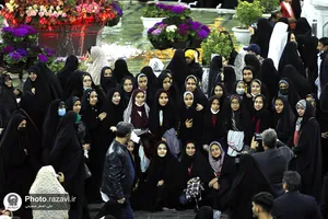 حال و هوای حرم مطهر رضوی در شب ولادت امام حسین(علیه&zwnj;السلام)