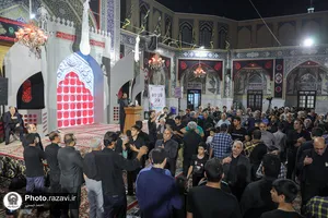 عزاداری هیأت&zwnj;های مذهبی استان سیستان و بلوچستان در حسینیه حرم