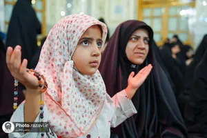 مراسم عزاداری ویژه ناشنوایان در حرم مطهر رضوی