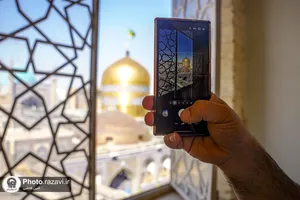 آیین تعویض پوش ضریح و پرچم گنبد منور رضوی-3