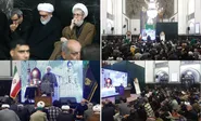 تجدید پیمان زائران و مردم مشهد مقدس با فرهنگ ایثار و شهادت