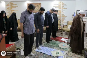 دیدار تولیت آستان قدس رضوی با خانواده شهدای بیت رهبری 