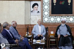دیدار جمعی از فعالان اقتصادی خراسان رضوی با تولیت آستان قدس رضوی