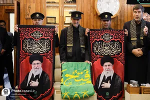 تشرف کاروان خدام حرم امام رضا علیه&zwnj;السلام به حرم امامین کاظمین